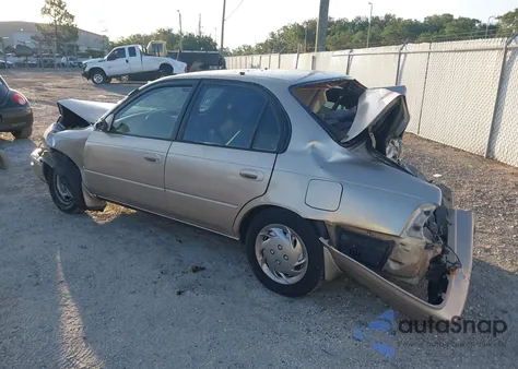 1997 Toyota Corolla Dx z USA, uszkodzony, nr VIN 2T1BB02E0VC193887